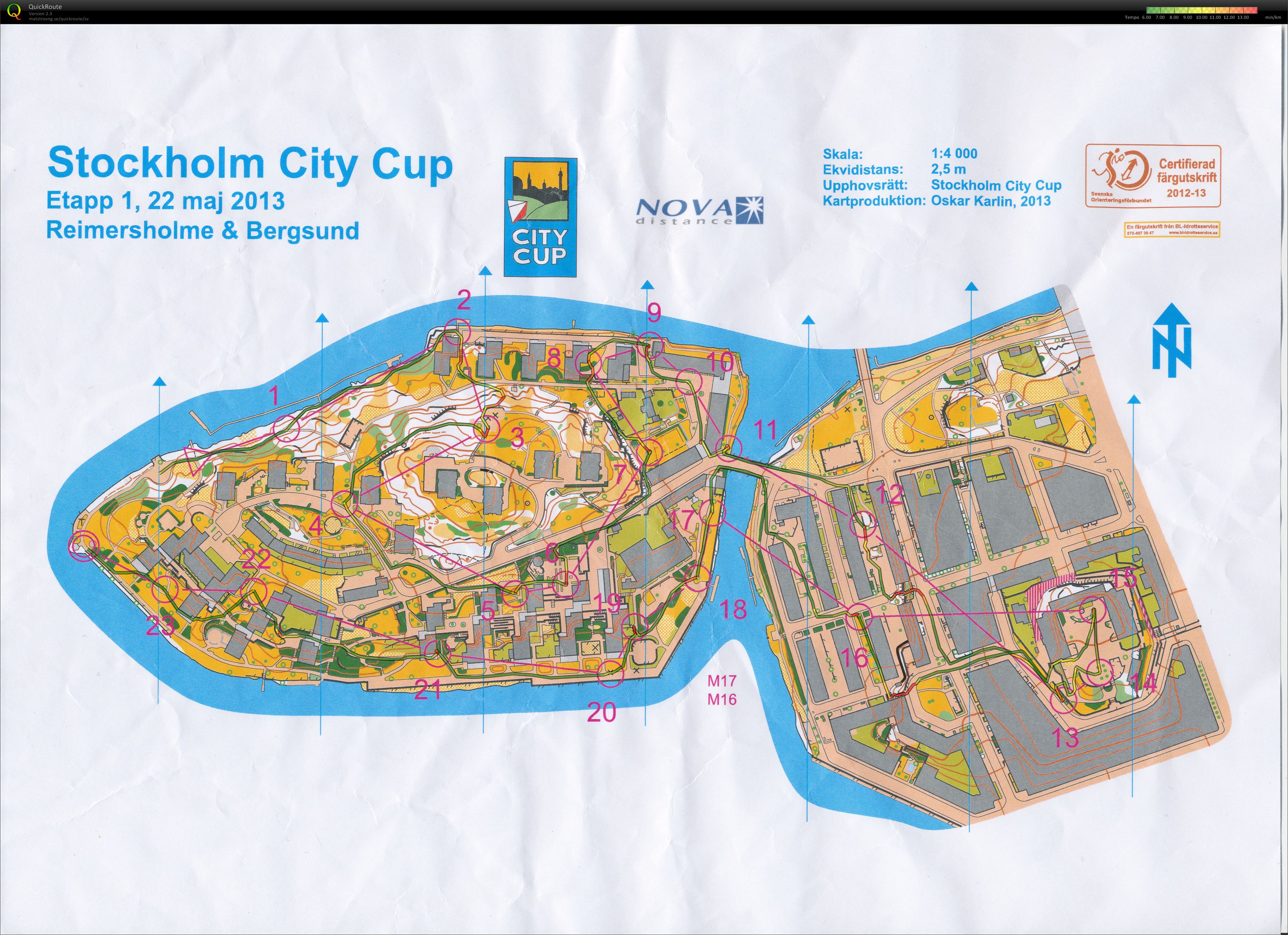Stockholm City cup etapp 1 (2013-05-22)